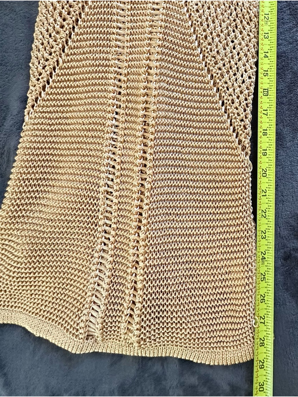 H&M Gold Crochet Racerback Tank - Picture 4 of 6